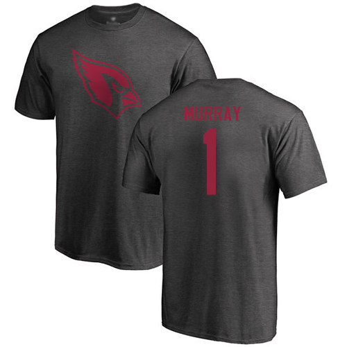 Arizona Cardinals Men Ash Kyler Murray One Color NFL Football #1 T Shirt->arizona cardinals->NFL Jersey